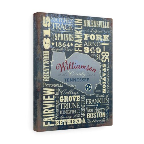 Williamson County canvas art print by Daryl Stevens