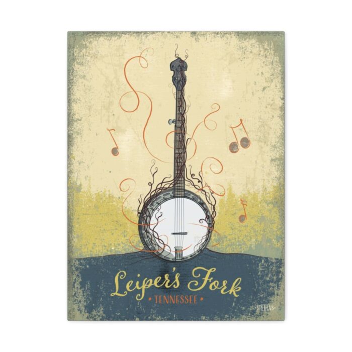 Leiper's Fork Canvas Art Print - "Banjo" - 18" x 24"