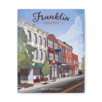 "Franklin Main Street" Canvas Wall Art - Image 3