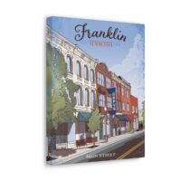 "Franklin Main Street" Canvas Wall Art - Image 6