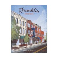 "Franklin Main Street" Canvas Wall Art