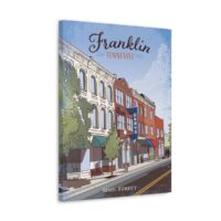 "Franklin Main Street" Canvas Wall Art - Image 2
