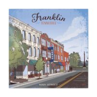 "Franklin Main Street" Canvas Wall Art - Image 7