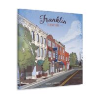 "Franklin Main Street" Canvas Wall Art - Image 8