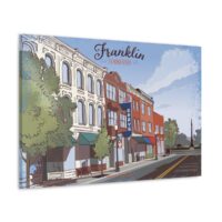 "Franklin Main Street" Canvas Wall Art - Image 10