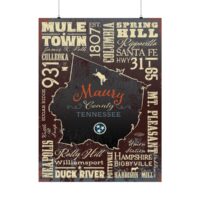 Maury County Art Print - "Maury County Places" - Image 17