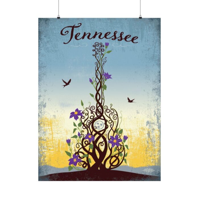 Tennessee Art Print - "Vine Guitar" - Image 3