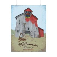 Williamson County Art Print - "Barn Paint" - Image 3