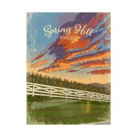 Spring Hill Art Print - "Sunset" - Image 18