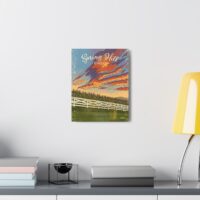 "Spring Hill Sunset" Canvas Wall Art - Image 18