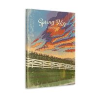 "Spring Hill Sunset" Canvas Wall Art - Image 2