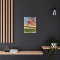 "Spring Hill Sunset" Canvas Wall Art - Image 5