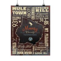 Maury County Art Print - "Maury County Places" - Image 9