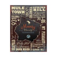 Maury County Art Print - "Maury County Places" - Image 10