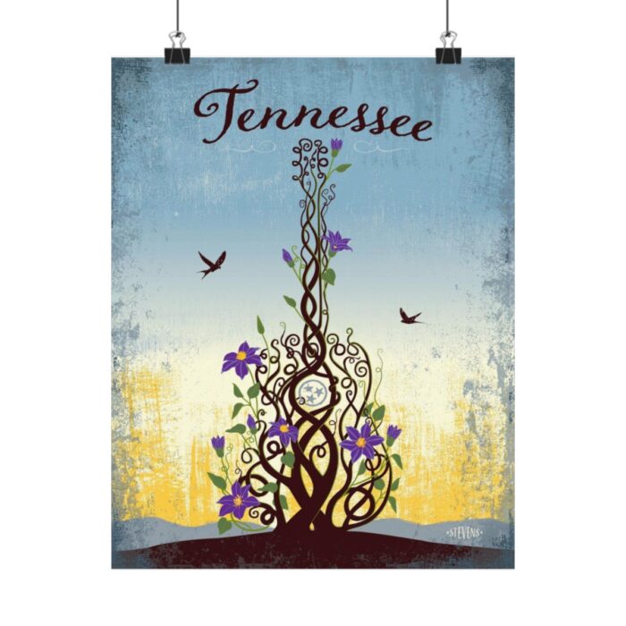 Tennessee Art Print - "Vine Guitar" - Image 2