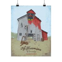 Williamson County Art Print - "Barn Paint" - Image 2