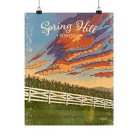 Spring Hill Art Print - "Sunset" - Image 9