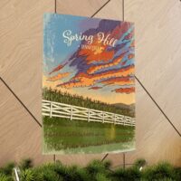 Spring Hill Art Print - "Sunset" - Image 5