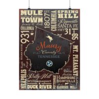 Maury County Art Print - "Maury County Places"