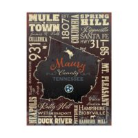 Maury County Art Print - "Maury County Places" - Image 2
