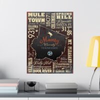 Maury County Art Print - "Maury County Places" - Image 8