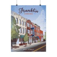 Franklin Art Print - "Main Street"