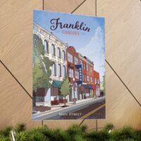Franklin Art Print - "Main Street" - Image 5