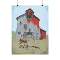 Williamson County Art Print - "Barn Paint"