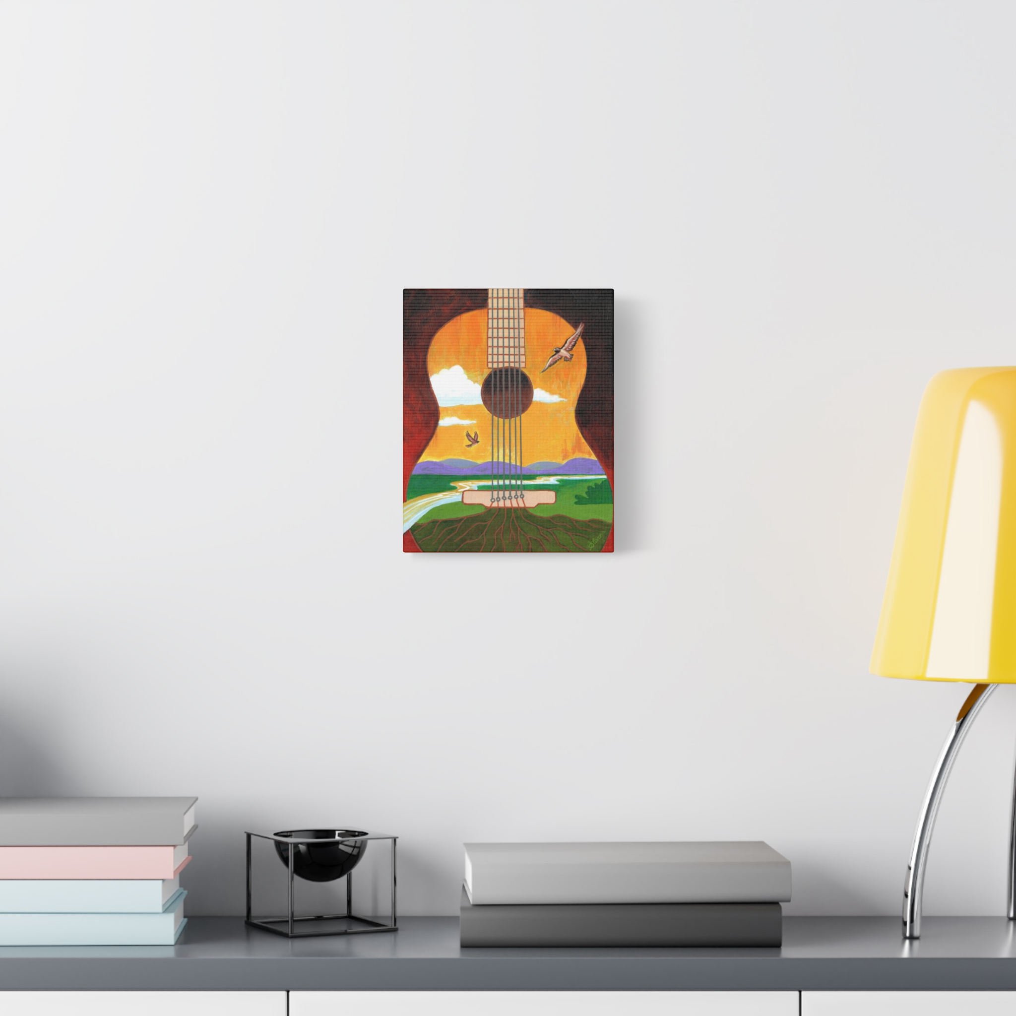 "Hawk Valley Guitarscape" - Canvas Art Print - Image 3